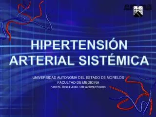 hipertensi n arterial sist mica