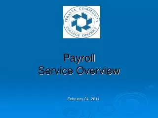 Payroll Service Overview