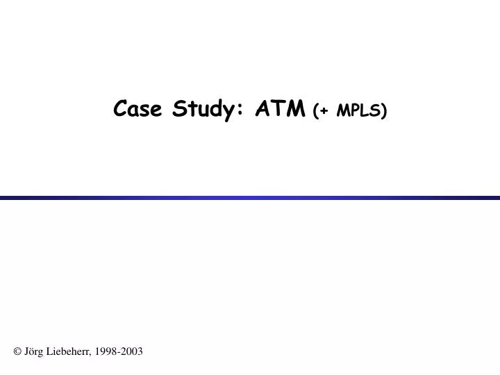 case study atm mpls