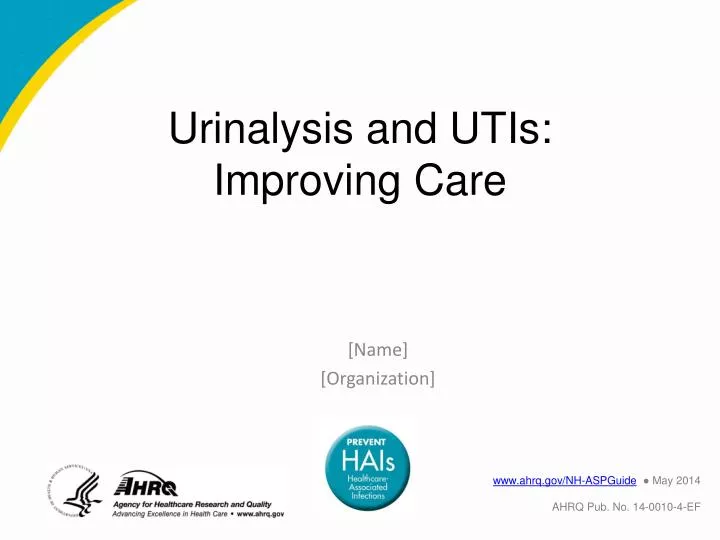 urinalysis and utis improving care