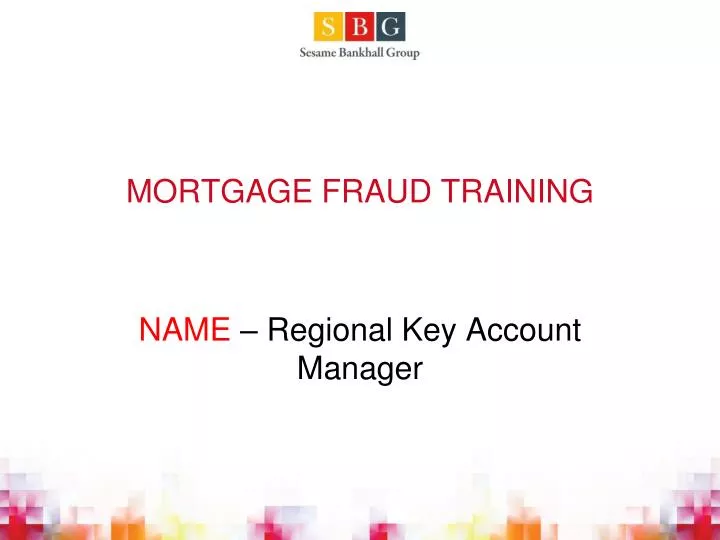 mortgage fraud training