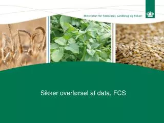 sikker overf rsel af data fcs