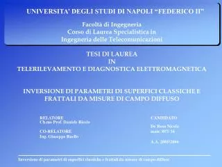 universita degli studi di napoli federico ii