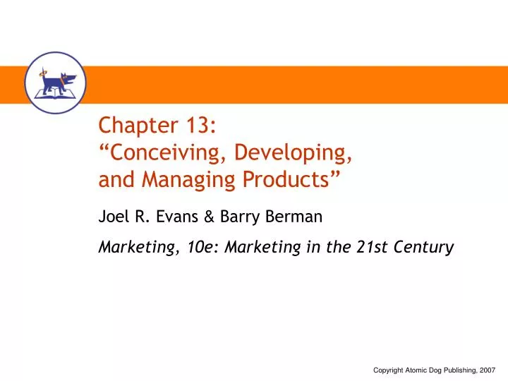 chapter 13 conceiving developing and managing products