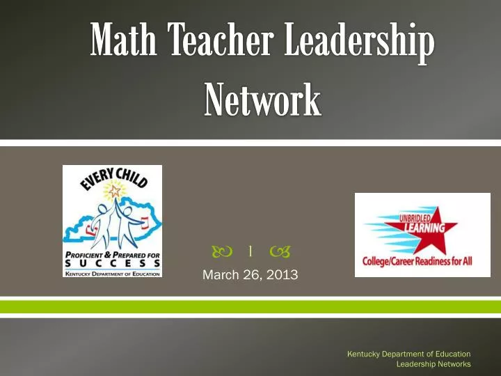 math teacher leadership network