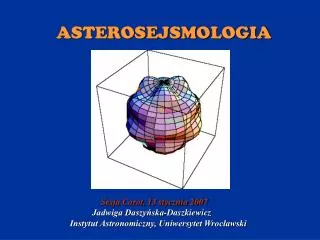asterosejsmologia