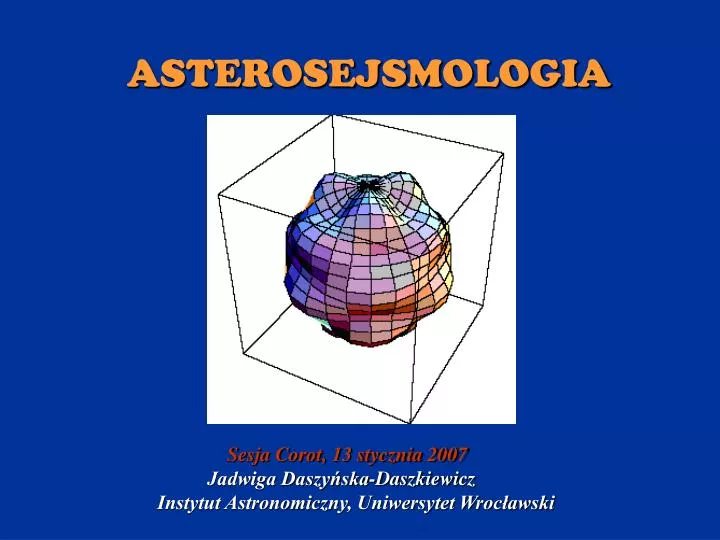 asterosejsmologia