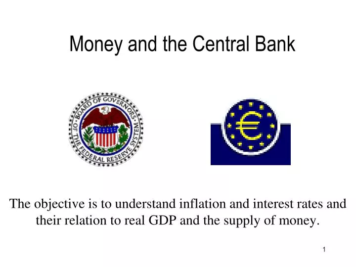 money and the central bank