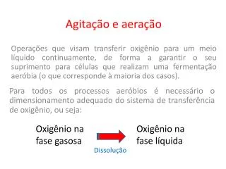 agita o e aera o