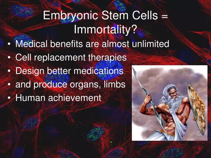 embryonic stem cells immortality