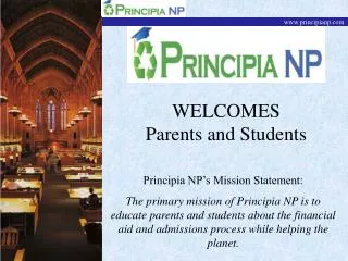 WELCOMES Parents and Students