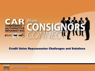 Credit Union Repossession Challenges and Solutions