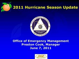 2011 Hurricane Season Update