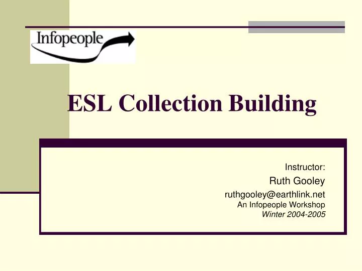 esl collection building
