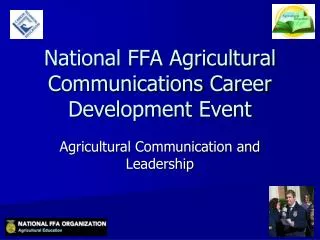 National FFA Agricultural Communications Career Development Event
