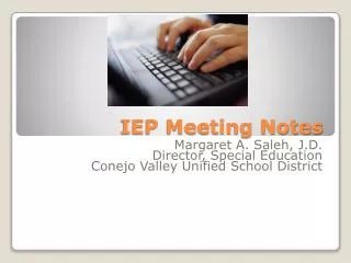 iep meeting notes