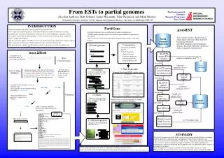 INTRODUCTION Expressed sequence tags offer a low cost approach to gene discovery