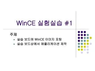 wince 1