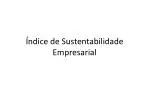 Índice de Sustentabilidade Empresarial - slide 1