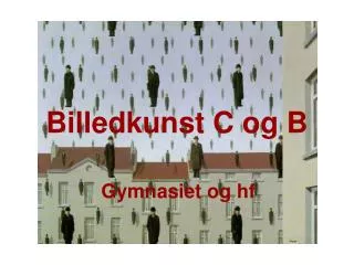 billedkunst c og b