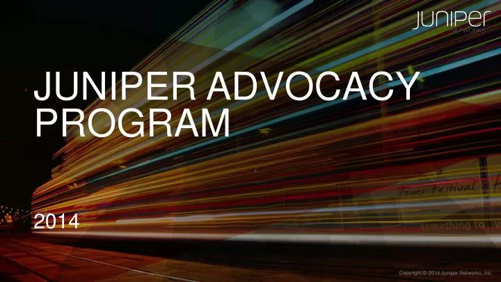 juniper advocacy program