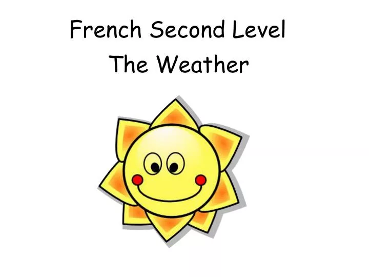 french second level