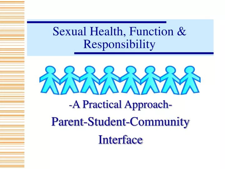 sexual health function responsibility