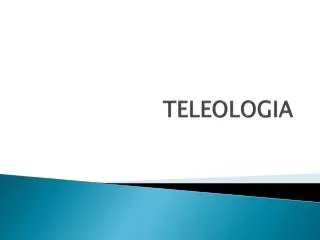 teleologia