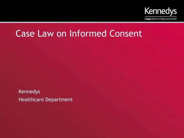 case law on informed consent