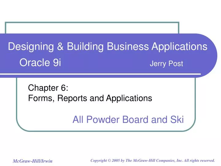 chapter 6 forms reports and applications all powder board and ski