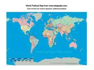 World Political Map from atlapedia: