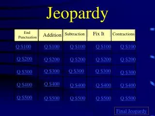 Jeopardy