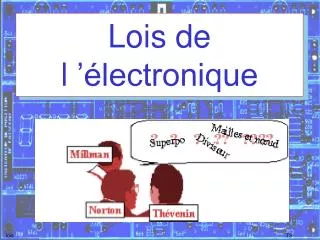lois de l lectronique