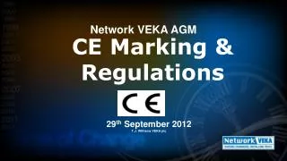 CE Marking &amp; Regulations