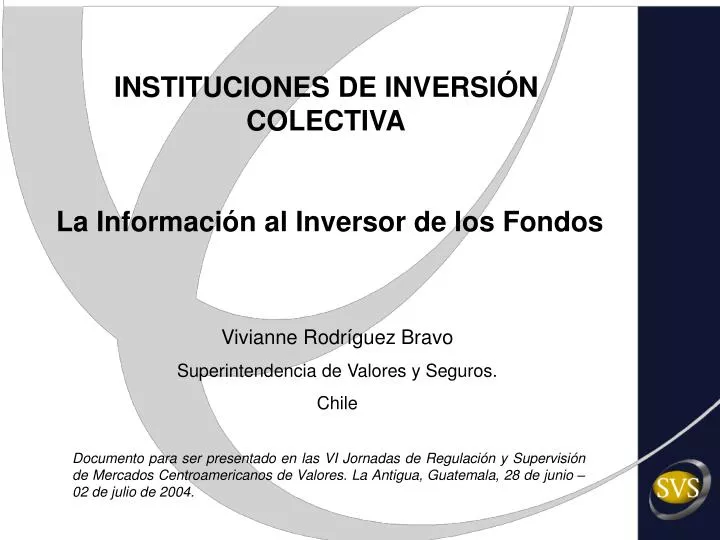 instituciones de inversi n colectiva la informaci n al inversor de los fondos