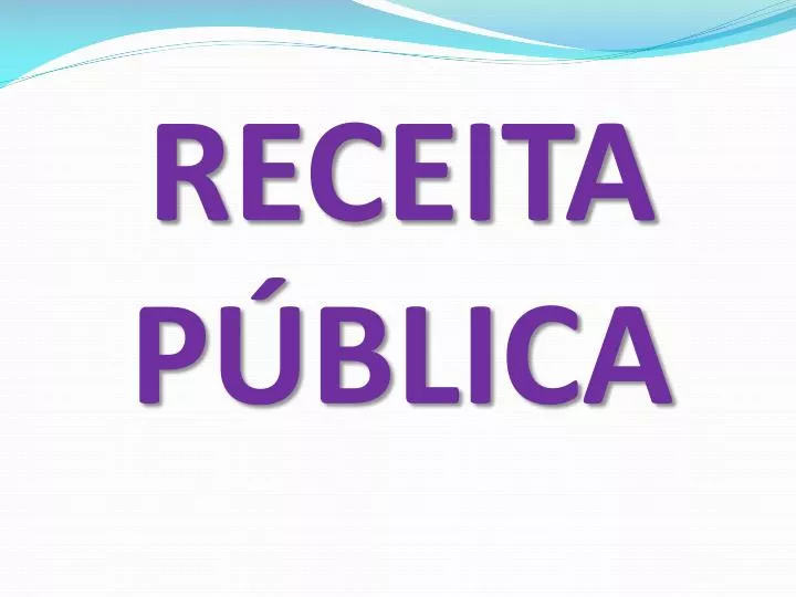 receita p blica