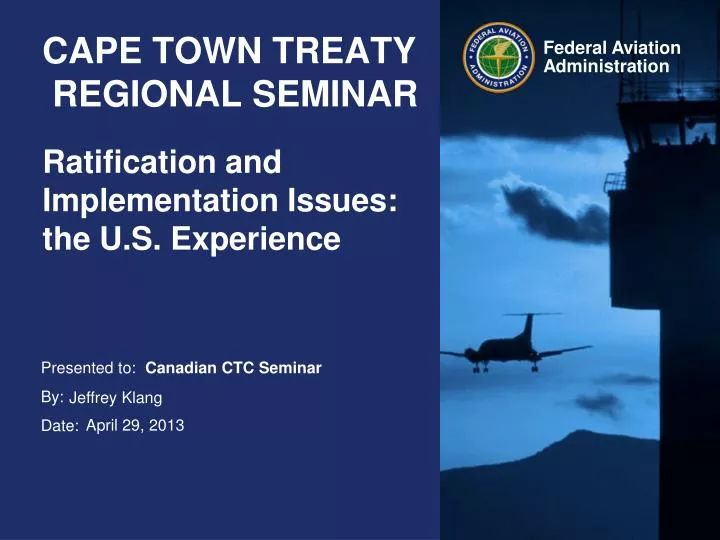 cape town treaty regional seminar