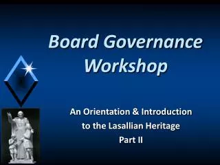 Board Governance Workshop