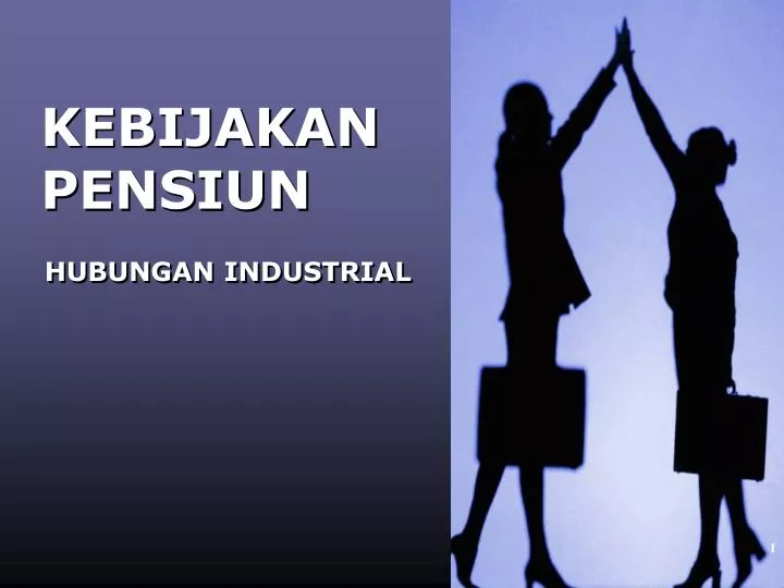 kebijakan pensiun