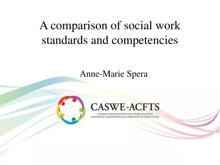 a comparison of social work standards and competencies