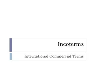incoterms