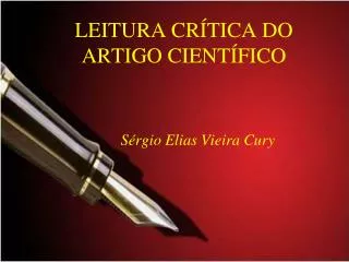 leitura cr tica do artigo cient fico