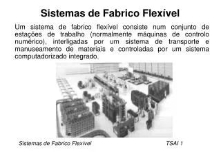 sistemas de fabrico flex vel