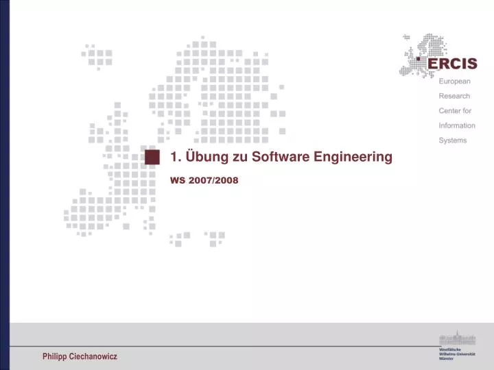 1 bung zu software engineering