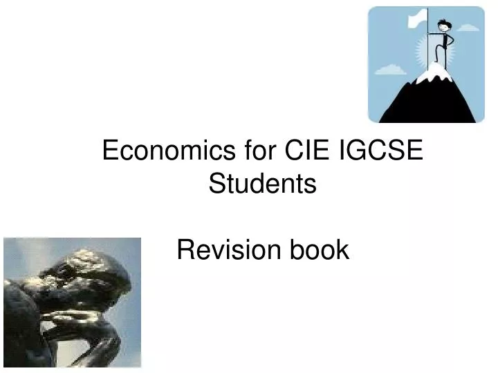 economics for cie igcse students revision book