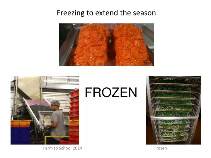 freezing to extend the season