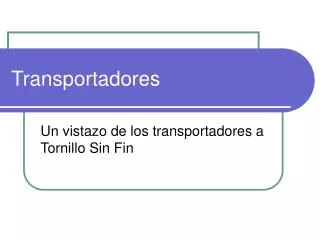 transportadores