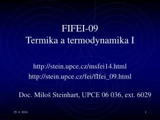 fifei 0 9 termika a termodynamika i