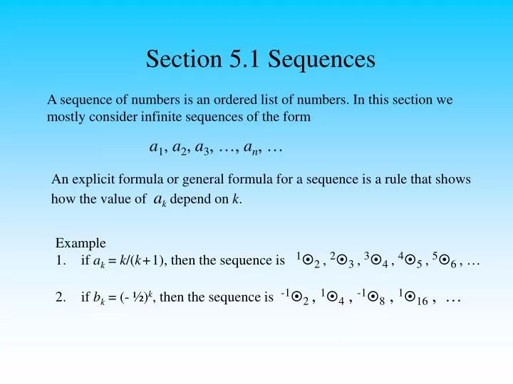 section 5 1 sequences