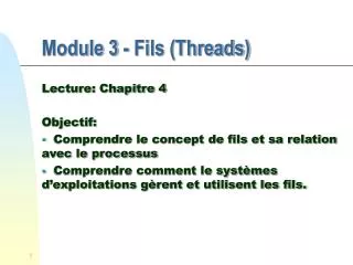 module 3 fils threads